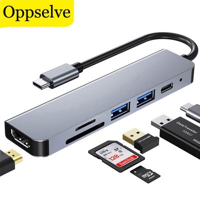 USB ชนิด C ถึง4K HDMI-USB ที่เข้ากันได้ USB 3.0ฮับพีดีสำหรับ iPad Pro มัลติอะแดปเตอร์การใช้งาน Macbook 2022 Pro Air Laptop โน้ตบุ๊คยูเอสบี USB FONA