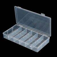 【YF】✙  6 Grids Compartment Plastic Storage Practical Toolbox Transparent Boxes Bead Jewelry Display Organizer