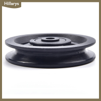 [Hillarys] 1PC 100มม.วัสดุ ABS Black BEARING Pulley WHEEL CABLE อุปกรณ์ยิม Part wearproof