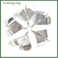 Wxfengying 5ชิ้นใบมีดหมุนโลหะตกปลาเหยื่อตกปลาแบบสปินเนอร์เหยื่อตกปลา