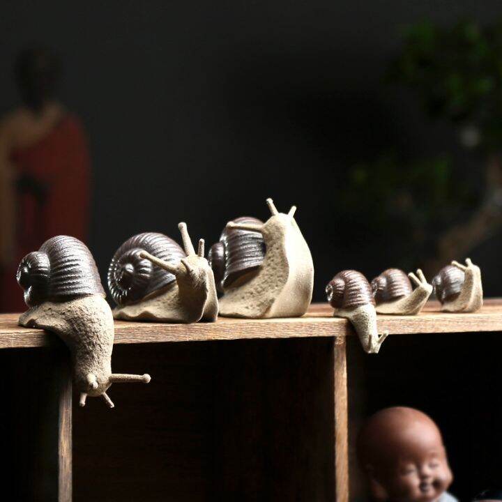 t-ceramic-small-snail-ornaments-bonsai-micro-landscape-home-decoration-accessories-for-living-room-tea-pets-desk-decorations