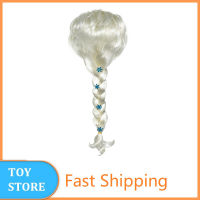 Fastshipping Princess Elsas Wig hair Cosplay Snow Hair Children Christmas Party Headdress