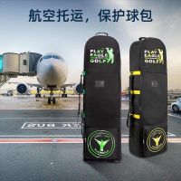 Available Golf Aviation Checked Bag For Men Golf Club Protective Cover Golf Bag Cover With Tug Womens Aviation Bag