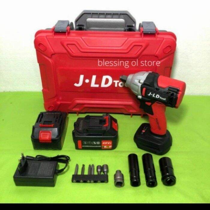 Dt Cordless Impact Jld Jv Red Mesin Buka Baut Jld V Lazada Indonesia