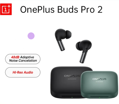 OnePlus Buds Pro 2 Pro2 TWS Wireless Earbuds 48dB Adaptive Noise Cancellation 39Hours Battery IP55 for Oneplus 11 10 Pro