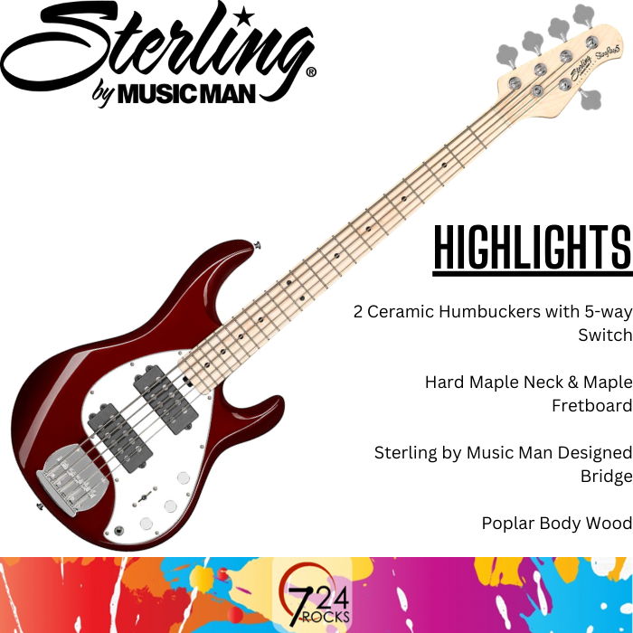 724ROCKS　sterling　string　Stingray　by　music　ray　bass　music　red　Sterling　Man　sterling　by　sterling　guitar　car　man　Sterling　candy　by　apple　stingray　Ray5HH　Music　guitar　man　hh　guitar　by