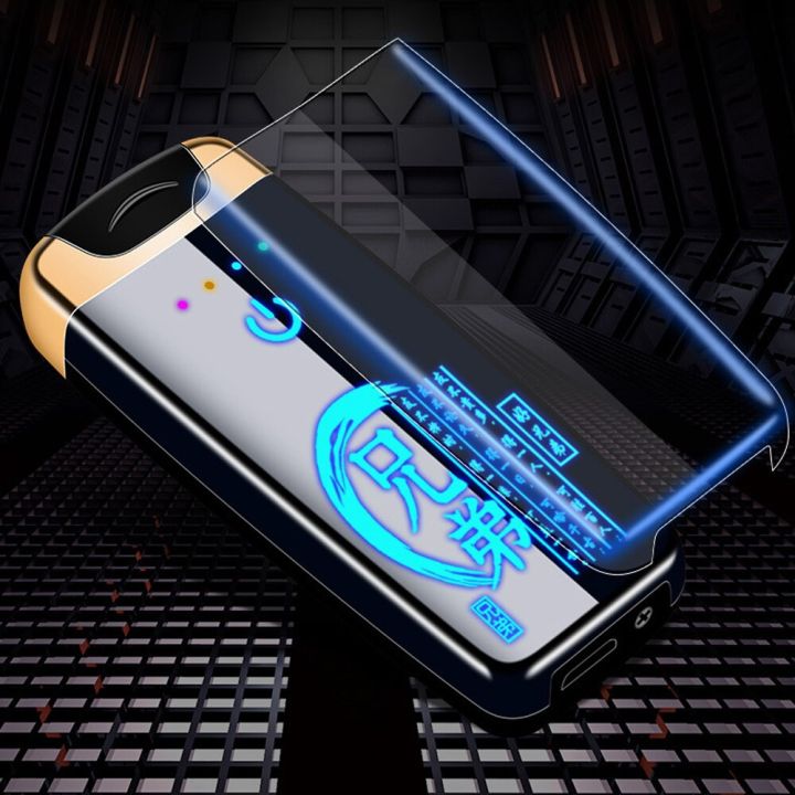 zzooi-electric-windproof-metal-usb-lighter-creative-touch-sensing-dual-arc-charging-electronic-plasma-lighters-gift-for-men