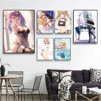 Sweet Little Anime Girl โปสเตอร์มังงะญี่ปุ่นภาพวาดผ้าใบพิมพ์ภาพผนังศิลปะสำหรับ Kawaii Room Decor-เหมาะสำหรับแฟนๆของ Loli Art และวัฒนธรรมญี่ปุ่น