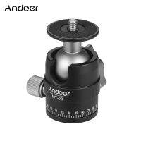 Andoer MT-03 Mini Ball Head DSLR ILDC กล้องขาตั้งกล้อง Monopd Mount Quick Release อลูมิเนียมอัลลอยด์หัวบอล U-Shaped Notch