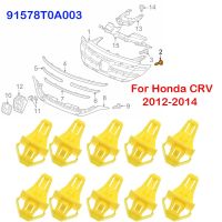 คลิปหนีบพุกกันชนรถแบบ10x สีเหลืองสำหรับ Honda Crv Cr-V 2012 2013 2014 91578-T0a-003 91578t0a003