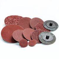 ✕❧✹ 50Pcs 2 inch 1 3 Sanding Disc Roll Lock R-Type Sandpaper Abrasive Disc 75mm 50mm 24/36/40/80/120/240/320 Grit