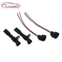 2 X ABS SENSOR &amp; CONNECTORS สำหรับ DODGE NITRO สำหรับ JEEP LIBERTY WRANGLER JK ด้านหลัง07-17