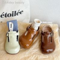 【hot】∏  Childrens Flat Shoes Kids Sandals School Leather Soft Bottom Non-slip