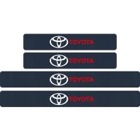 สติกเกอร์คาร์บอนไฟเบอร์ กันน้ำ สำหรับติดธรณีประตูรถยนต์ Toyota รุ่น Corolla Camry Avensis RAV 4 Yaris Auris