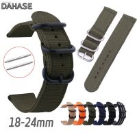 ❉❍ Nylon Watch Band 18mm 20mm 22mm 24mm Replacement Watch Strap for Samsung Gear Amazfit MOTO Universal Knit Bracelet with Pins