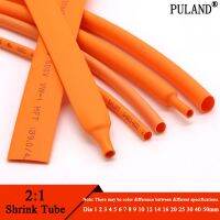 1M Orange Dia 1 2 3 4 5 6 7 8 9 10 12 14 16 20 25 30 40 50 mm Heat Shrink Tube 2:1 Polyolefin Thermal Cable Sleeve Insulated