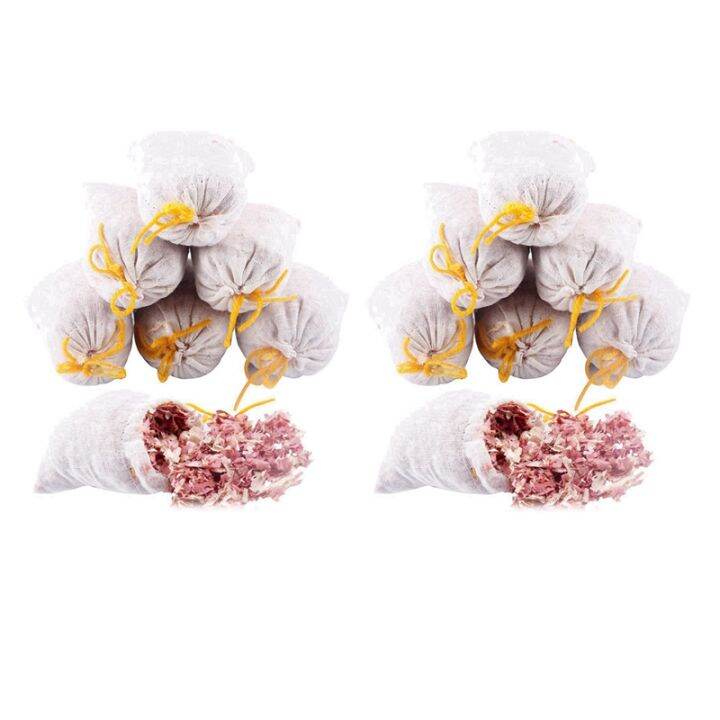 20Pack Cedar Sachets Bags, Cedar Chips for Closets and Drawers,Cedar