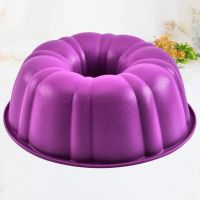 Silicone Baking Pan Cake Pumpkin 3D Molds Cheesecake Making Fluted Bakeware Tart Cupcake Decorative Tin Fondant Flower Soap