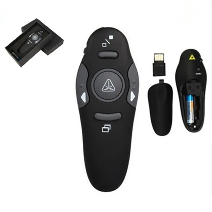 Presentation Clicker Pointer, Wireless 2.4G Presenter Pointers Pen, USB