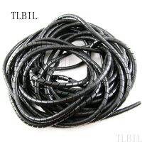 6mm Black Spiral Cable Wire Wrap Tube 65FT/(20M)