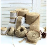 10 m Flat Thread Jute Rope Bowknot Ribbon DIY Handmade Decoration Packaging Bouquet Packaging