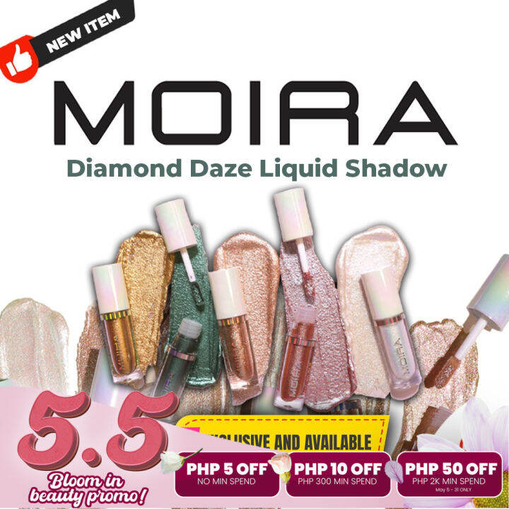 Moira Beauty Diamond Daze Liquid Shadow No Fallout, No Crease Shimmer