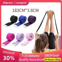 【CW】 1.8Mx3.8Cm Durable Cotton Exercise Straps Adjustable D-Ring Buckle Gives Flexibility for Stretching Pilates Hot