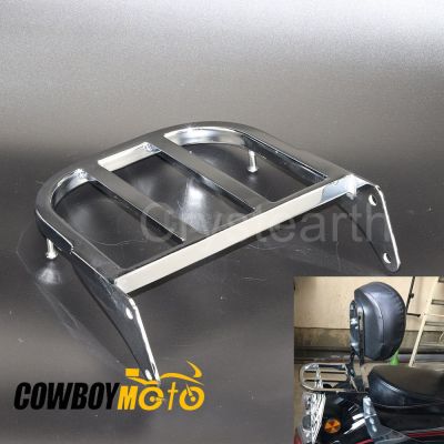 【LZ】s0j8l4 Chrome Motorcycle Rear Sissy Bar Luggage Rack For SUZUKI Intruder Volusia VL800 2001 2002 2003 2004-2011 Boulevard M50 2005-2009