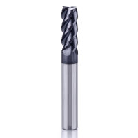 GM-4EL D4.0-D20 Cnc ไม้ Router Bits TiAIN เคลือบ Solid Carbide 4ขลุ่ย1-20มม. End Mill เครื่องตัด Cnc สำหรับเหล็ก