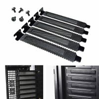 【✆New✆】 xunlu19 5-Pcs Pci แผ่นกรองฝุ่นปกเหล็กแข็งพร้อมสกรูโต๊ะ Casing Pc กรอบบิตส่งฟรีจุกอุดขยาย