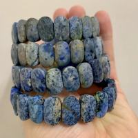 Braccialetto Di Perline Di Pietra Di Pietra Di Dumortierite Blu Braccialetto Di Gioielli Di Pietre Preziose Naturper Ali Le Donne Per Gli Uomini Il Per Regalo Allingroso