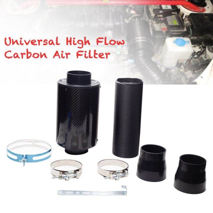 Air Filter Induction Kit Car Cold High Flow Ducting Intake Admission