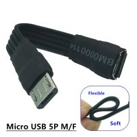 ☋✙ Super Soft Micro USB Extension Cable Female to Micro USB Male F/M Extension Extender Data Charging Soft OTG Cable 5cm 10cm 20cm