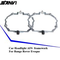 Sanvi กรอบ Afs ไฟหน้ารถ2ชิ้นสำหรับ Range Rover Evoque สำหรับการติดตั้งเลนส์โปรเจคเตอร์แบบ Bi Ledxenon