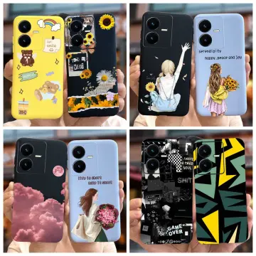 For Vivo Y22S Case Silicone Back Cover Phone Case for Vivo Y22 V2207 V2206  Y 22S Soft Case for VivoY22 Funda Cartoon
