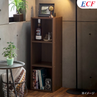 ECF Furniture ชั้นวางของ 3 ช่อง ชั้นวางหนังสือ รุ่น S34,S35,S36