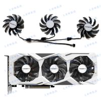 GIGABYTE Gigabyte RTX2060 2060S 2070 T128010SU พัดลมการ์ดจอสีขาวสำหรับเล่นเกม (ของแท้ดั้งเดิมและของแท้รับประกัน3ปี