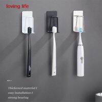 High Quality 304 Stainless Steel Toothbrush Holder Self-adhesive Waterproof Wall Mount Toothbrush Holder Bathroom Products