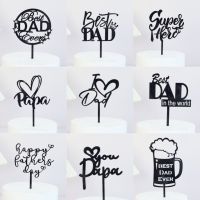 Happy Fathers Day Cake Topper Best Dad Ever Cake Decoration Party Decoration Cake Decorating Baking Tools I Love Dad