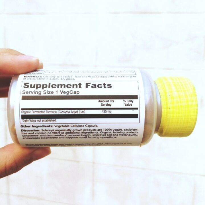 สารสกัดขมิ้นชัน-organically-grown-fermented-turmeric-425-mg-100-vegcaps-solaray