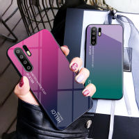 เหมาะสำหรับ Huawei P30pro เคสโทรศัพท์ Nova7กระจกไล่ระดับสี30pro เคสป้องกัน Mate40pro Igdxch เคสโทรศัพท์