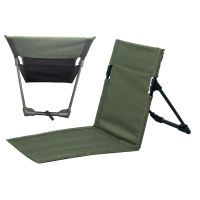 Foldable Camping Chair Outdoor Garden Single Lazy Chair Comfortable Backrest Cushion Picnic Camping Folding Chair Beach Chairs