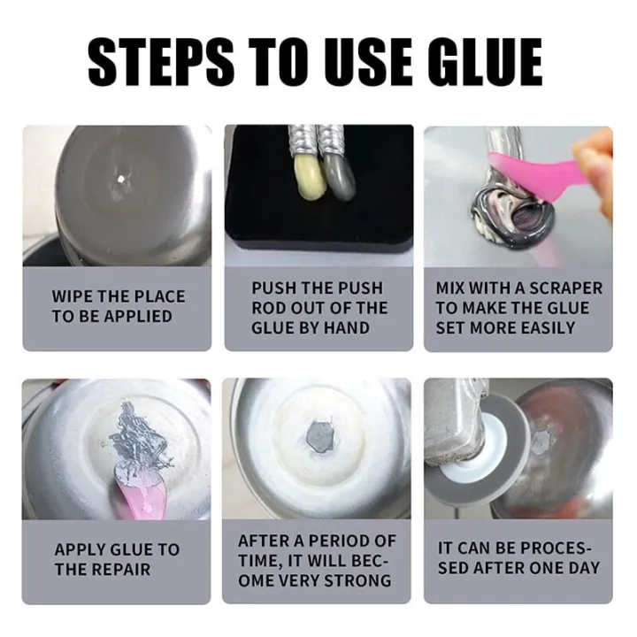 Magic Metal Repair Glue - Welding Glue A And B Repairing Glue ...