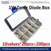 【CW】◄㍿ஐ  10Valuesx20pcs 200pcs 1W Zener Diode Assortment diy kit set pack 3.3V 3.6V 3.9V 4.3V 4.7V 5.1V 5.6V 6.2V 6.8V 7.5V