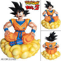 Figure ฟิกเกอร์ งานปั้น GK จากการ์ตูนเรื่อง Dragon Ball Z ดราก้อนบอล แซด Super Saiyan ซูเปอร์ ไซย่า Son Goku Sitting ซง โกคู โงกุน เมฆสีทอง สูง 40 หนัก 2.5 KG Ver Anime อนิเมะ การ์ตูน มังงะ คอลเลกชัน ของขวัญ New Collection Doll ตุ๊กตา manga Model โมเดล