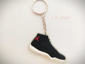 Air Jordan & Nike Sneaker Rubber Keychain / Keyring 2D - 35 Styles  Available