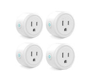 Smart plug Mini Wifi Outlet Compatible with Alexa Google Home &amp; IFTTT No Hub Required Remote Control your home appliances from