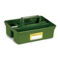 Penco Storage Caddy Green (HEB028-GN) / กล่องจัดระเบียบสิ่งของแบบมีหูหิ้ว สีเขียวกากี แบรนด์ Penco จากประเทศญี่ปุ่น
