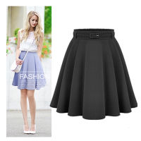 Womens Casual Medium Knee-length Skirts Retro Stylish Female High Waist Ball Gown Skirts Femininas Vintage Women Long Skirt