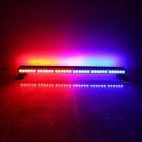 Car Highlight LED Lamp Beads Long-Row Light Ceiling Stick Light Red Blue Alarm Light Trailer Strobe Light Engineering Warning Light